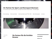 Tablet Screenshot of bremsen.de